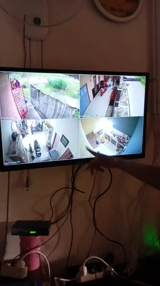 paket cctv merekam suara 4 unit
