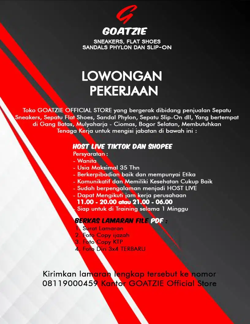 DI CARI HOST LIVE TIKTOK DAB SHOPEE