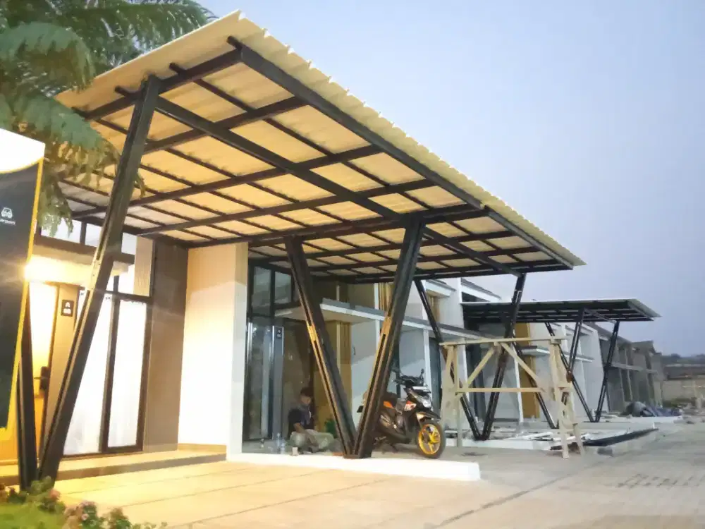 Kanopi baja ringan atap alderon singgel