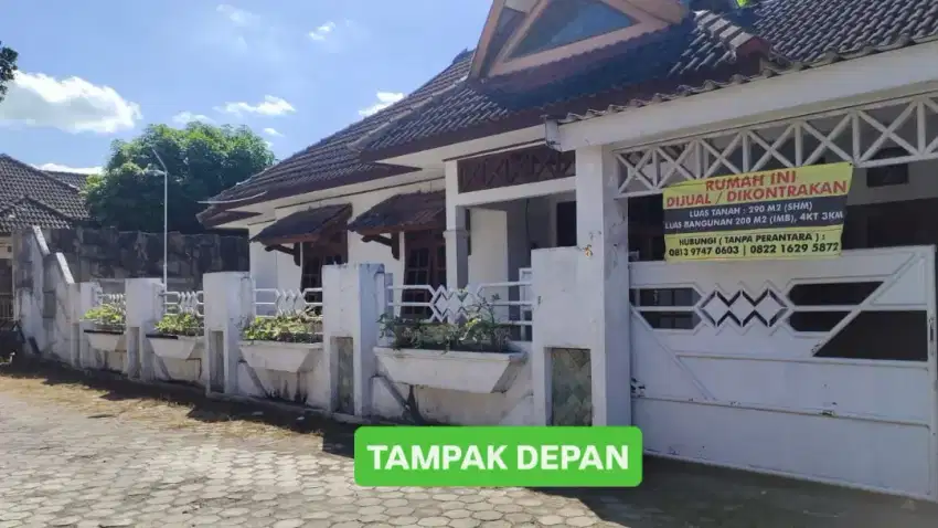 Dijual Rumah tipe 200/290, SHM, IMB