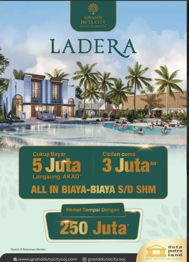 Dengan 5 Jt Sudah Bisa Memiliki Hunian Rumah Mewah di GDC SOJ
