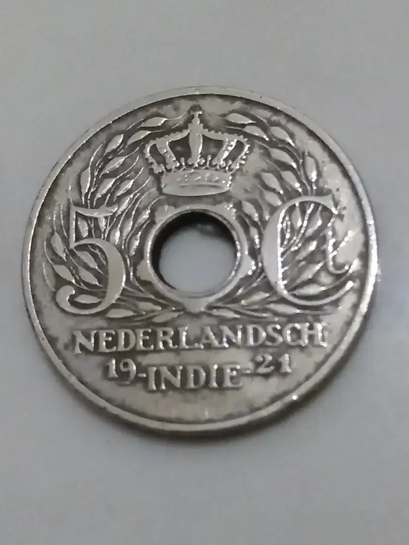 Koin jaman Belanda 5C tahun 1921