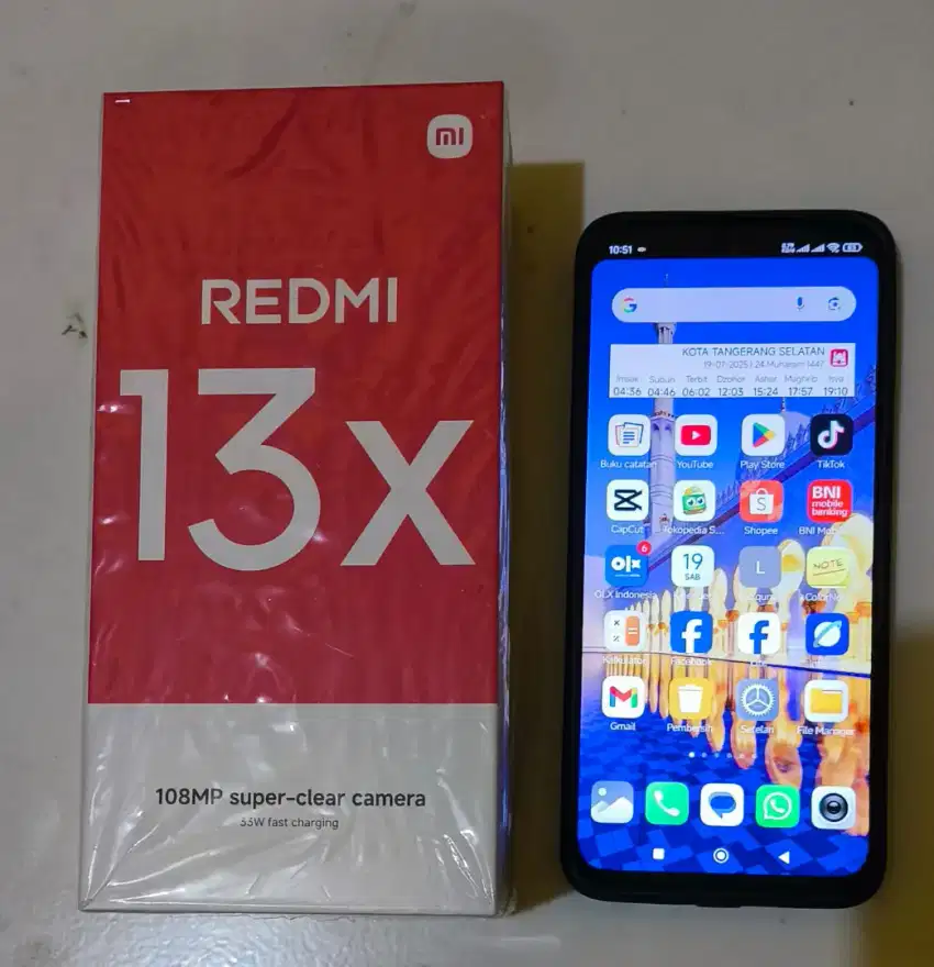 Php minggir, Redmi 13x fullset ram 8/256 GB. NFC