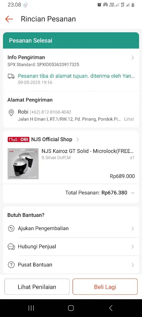 Helm Njs Kairoz GT