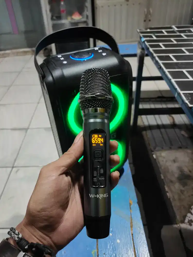 Speaker Karoke Bluetoot WKING T9ii