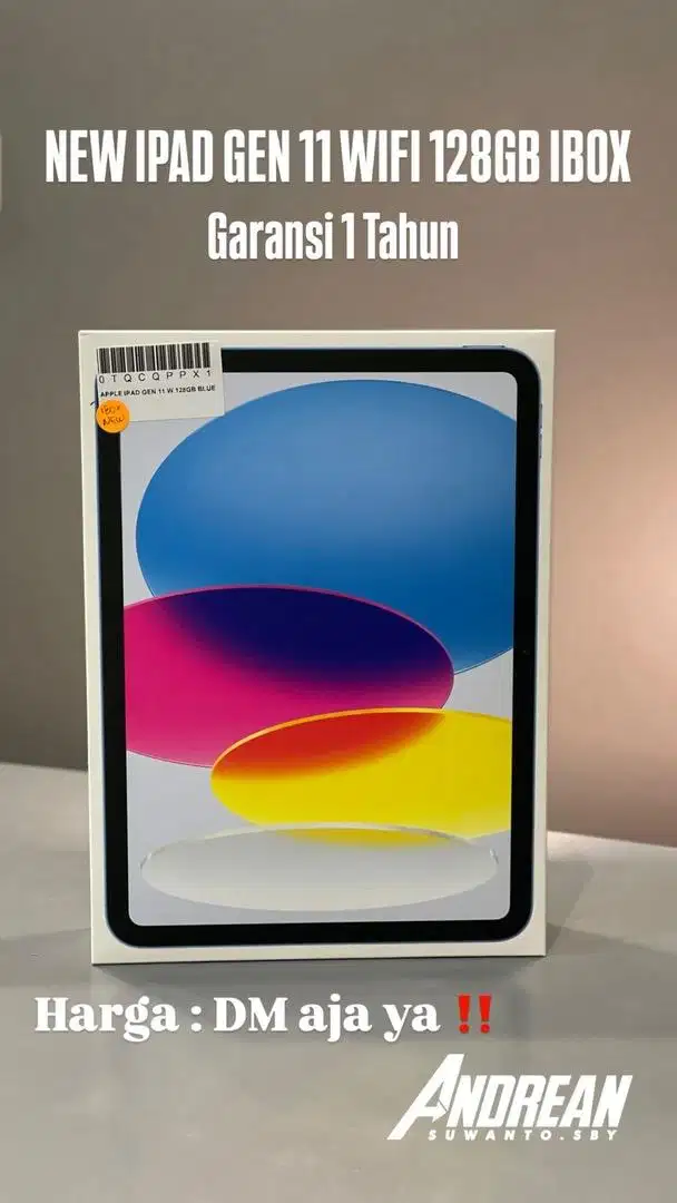 New Ipad Gen 11 Wifi 128 gb Ibox