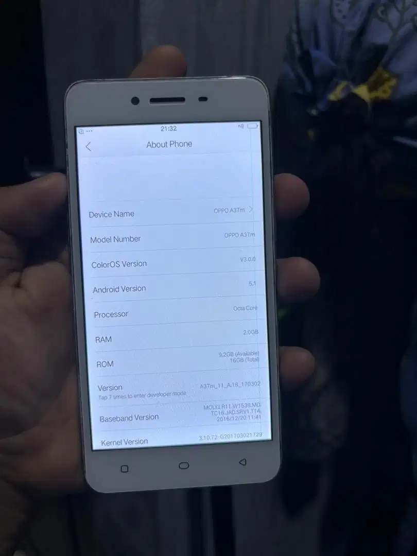 OPPO A37 4G HP MURAH 2/16GB