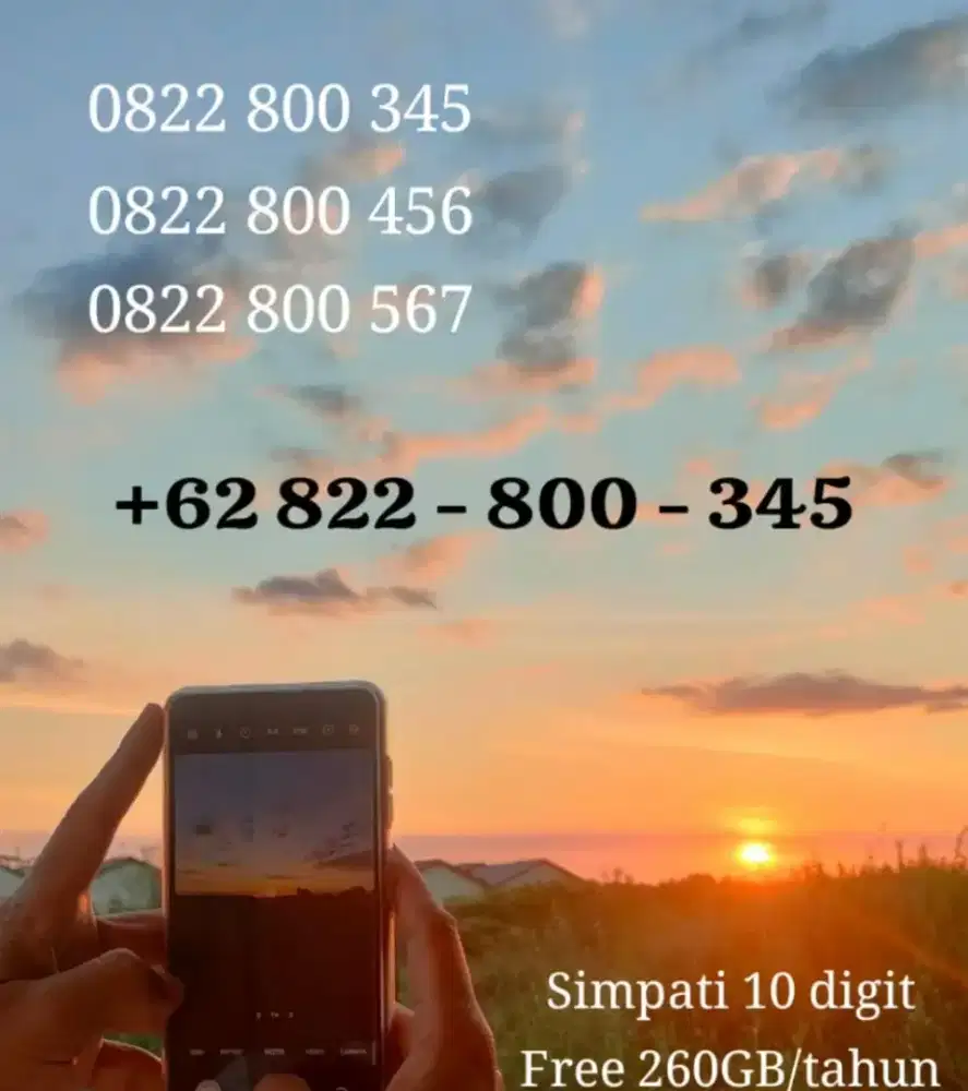 10 digit nomor cantik simpati