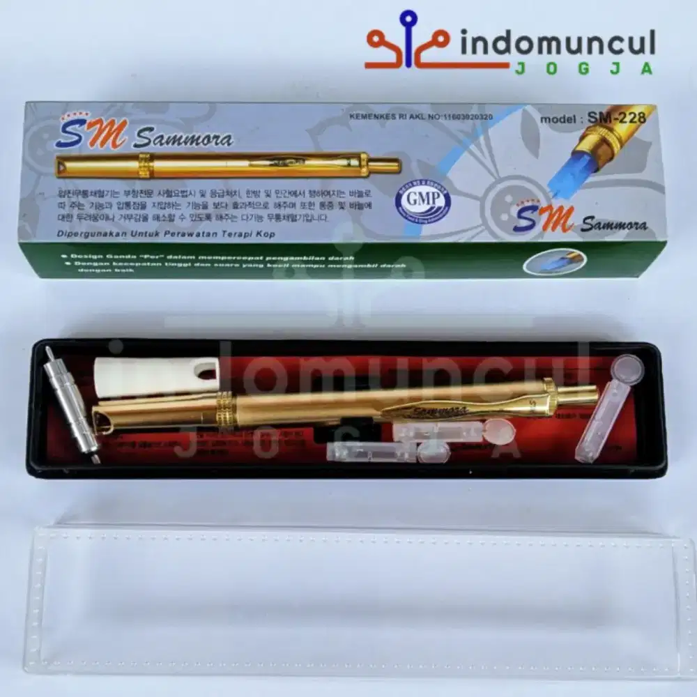 pena bekam pen bekam sammora GOLD original dus hijau, BARU NEW