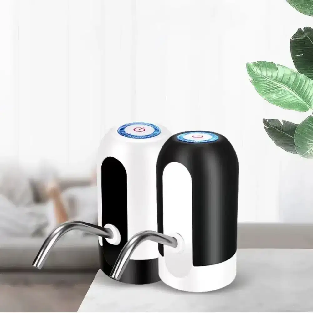 Dispenser Galon Elektrik LED Pompa Galon Air Praktis tinggal pencet