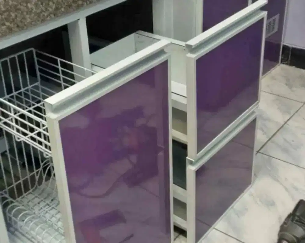 Kitchenset almunium acp fremless engsel slowmotion .awet / Lmp