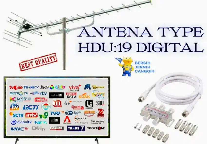Ahli Instalasi Pasang Baru - Service Antena Outdoor Digital