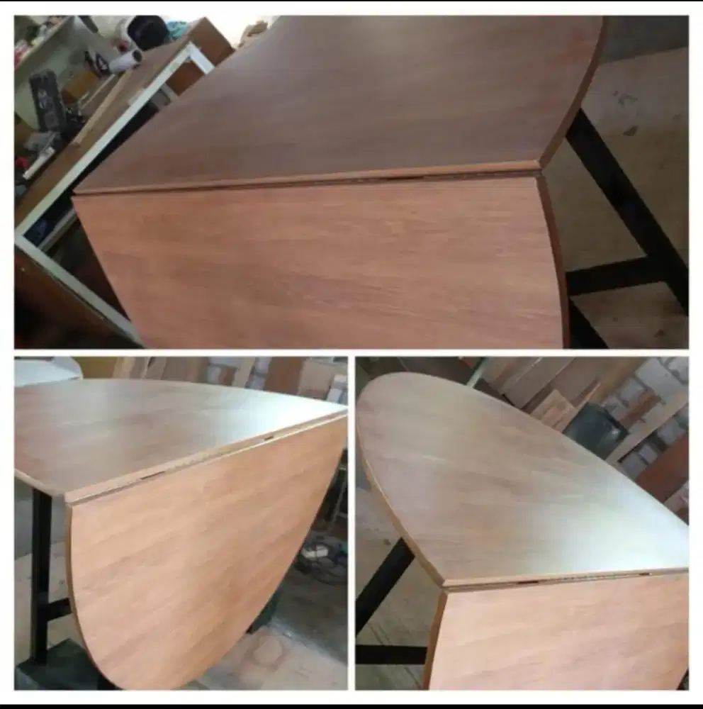 Meja Bulat Hotel dan Restoran Meja bulat dan setengah lingkaran