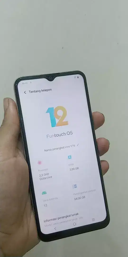 Vivo Y16 Ram 3 / 64 GB Hp + Casan Nominus