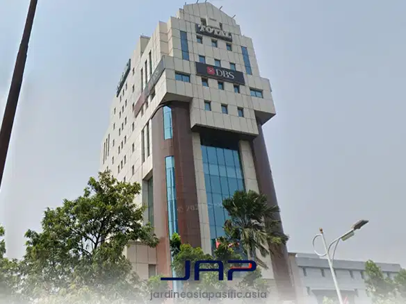 Sewa Kantor Total Building Luas 150 M2 Bare di Slipi Jakarta Barat