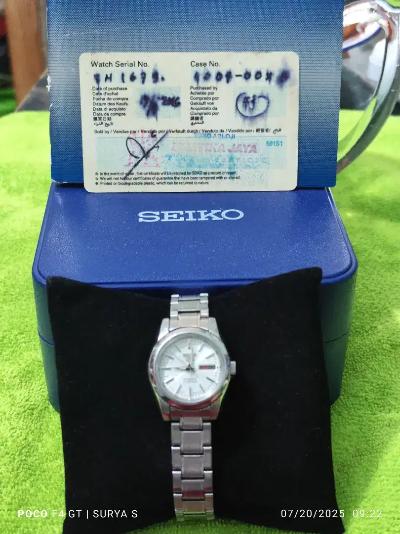 Jam Tangan Wanita Seiko 5 Automatic- Classic