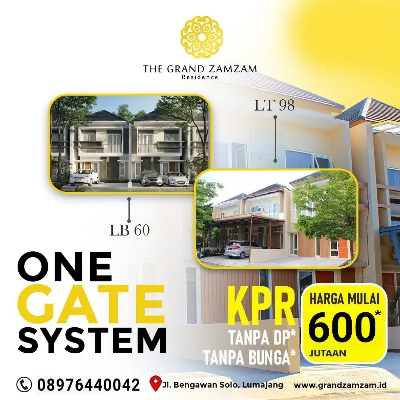 Dijual Rumah 2 lantai di pusat kota Lumajang