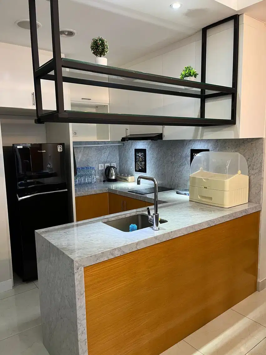 DIJUAL CEPAT APARTMENT GOLD COAST 2BR FULL FURNISHED MEWAH