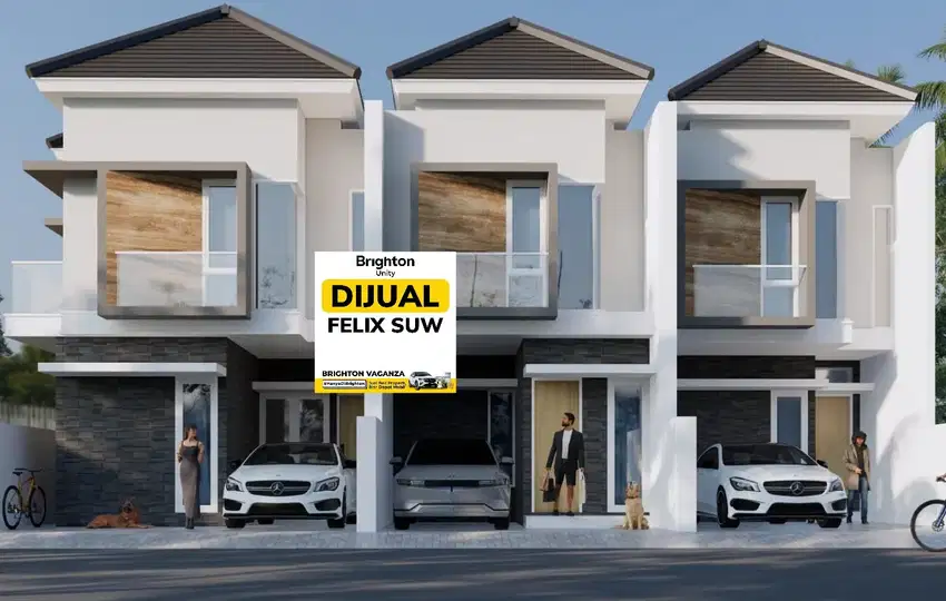 Jual Rumah 2 lt  Taman Pondok Indah Wiyung