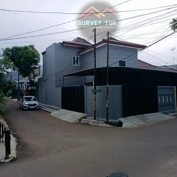Rumah Baru siap Huni 2 lantai  di Hook Lt 113 m2 Bukit Nusa Indah