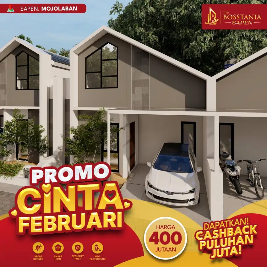 Rumah Huni Dekat Kampus UNS Solo