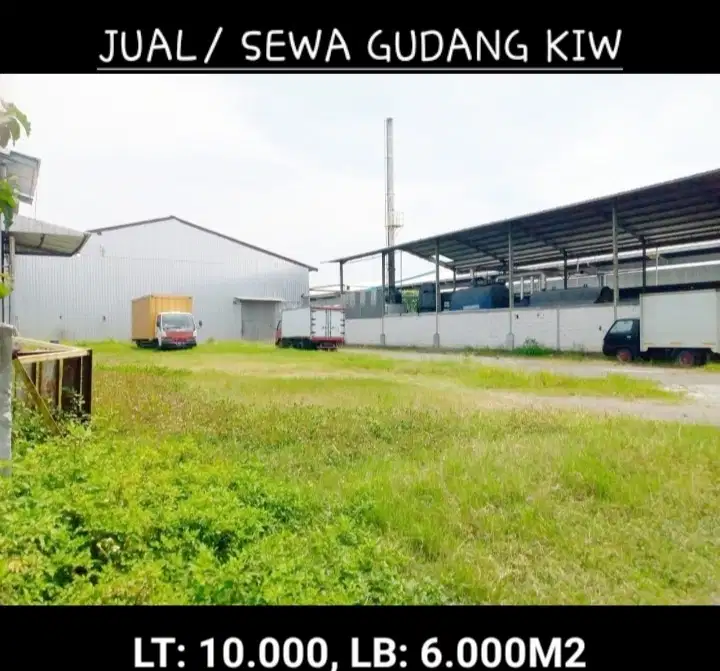 DIJUAL/DISEWAKAN GUDANG KAWASAN INDUSTRI WIJAYAKUSUMA/ KIW SEMARANG