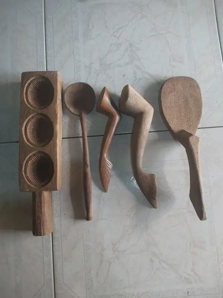 peralatan dapur jadul dari kayu