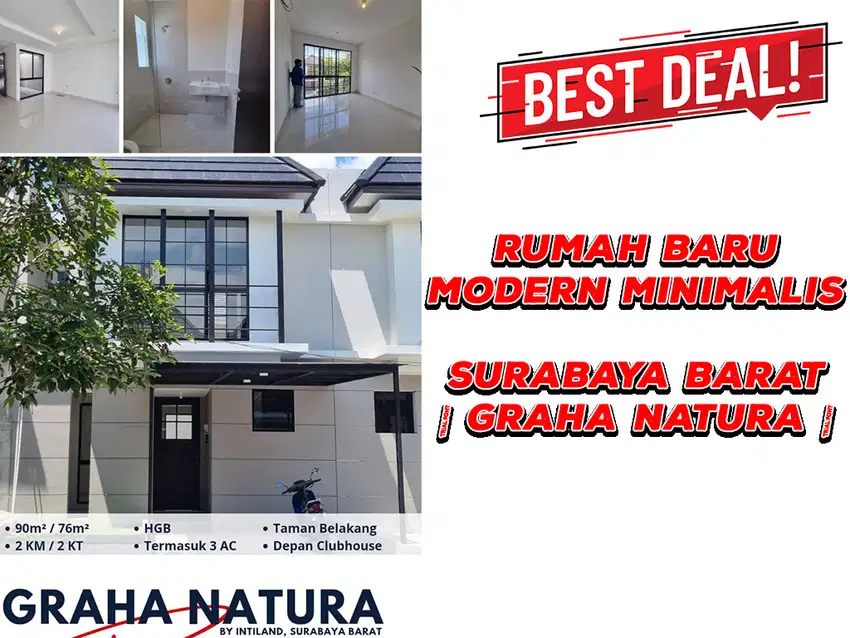 Rumah Baru Graha Natura Lontar Surabaya Barat Hunian Elite Favorit