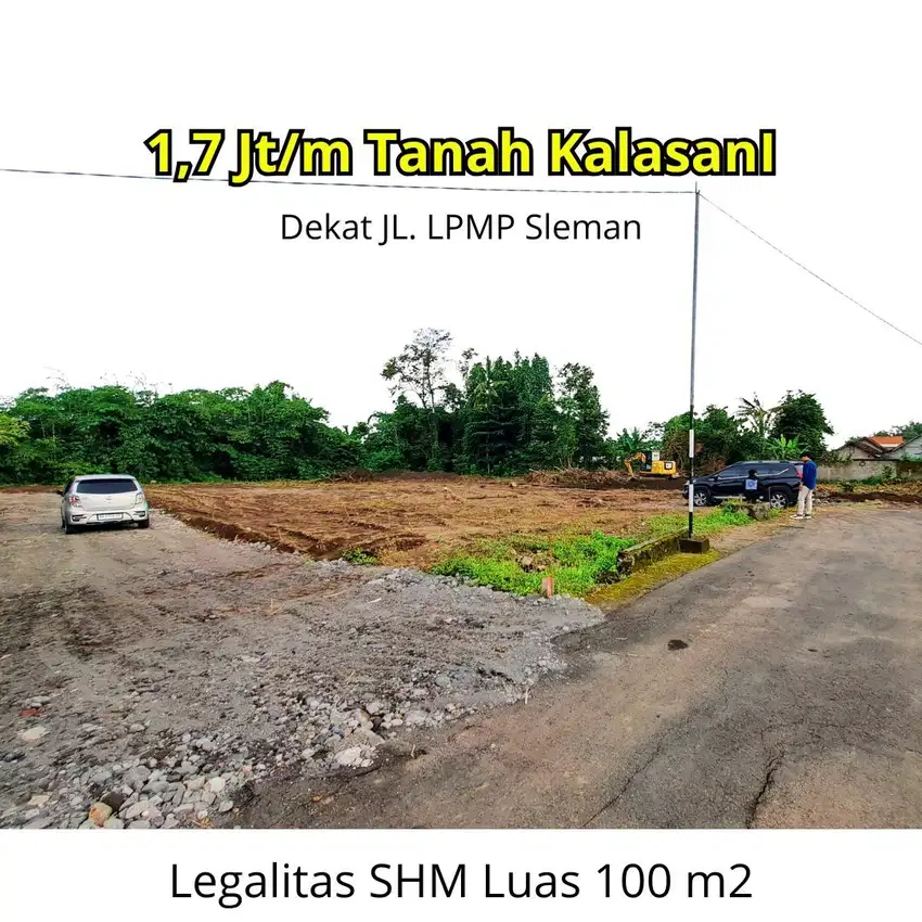 Dekat Jalan LPMP Sleman Tanah 1 Jutaan