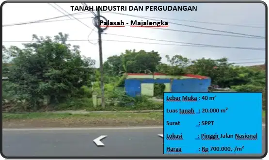 tanah industri Dan pergudangan