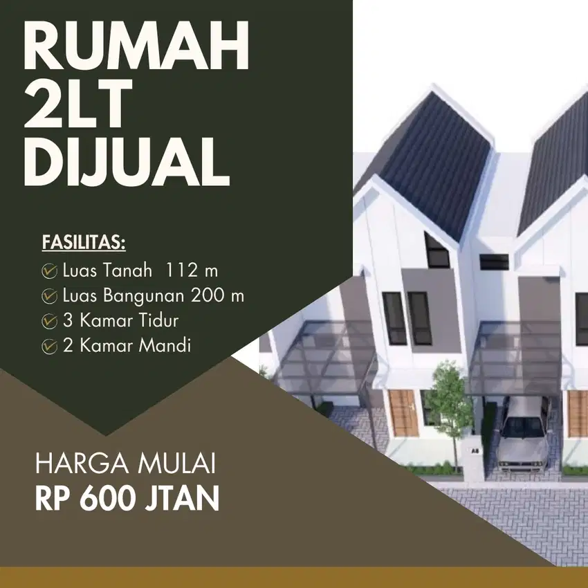 Rumah Mewah 2 Lantai Dijual – Lokasi Strategis & Siap Huni!