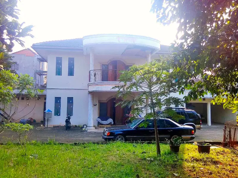 Dijual dibawah pasaran rumah mewah 2 lantai tanah luas 1.255m2 di Limo