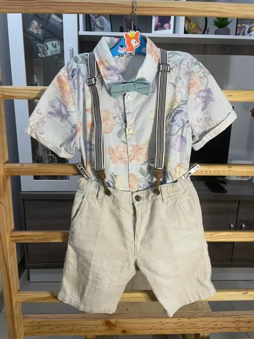 Baju anak H&M 4 piece set preloved