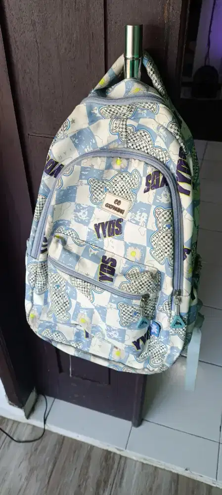 Tas sekolah anak perempuan biru