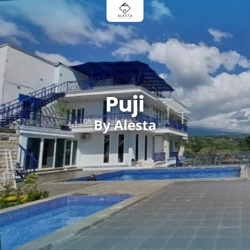 Jual vila komersil murah mewah puncak megamendung bogor