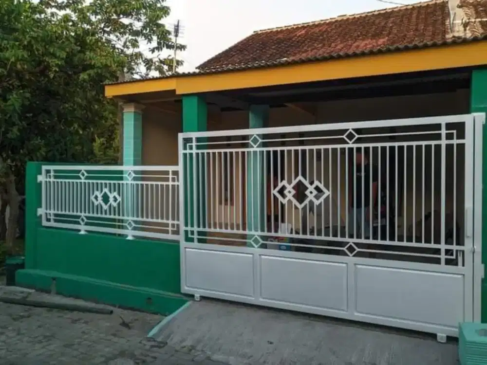 Pagar pintu dorong