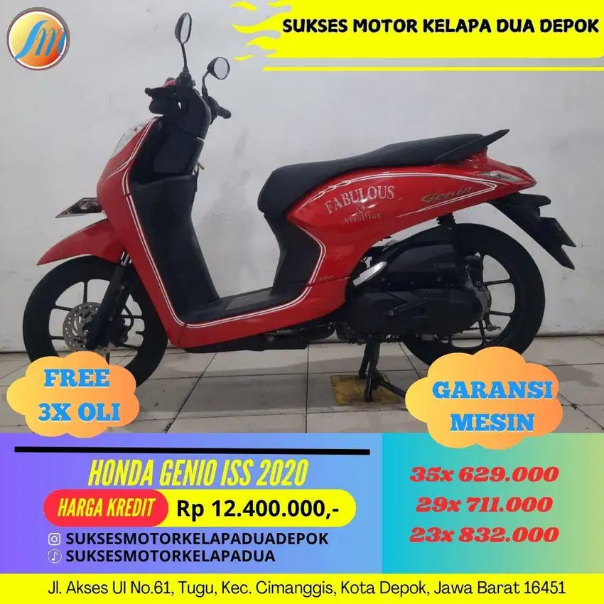 HONDA GENIO ISS 2020 CASH/KREDIT DP MULAI 400RB AJA