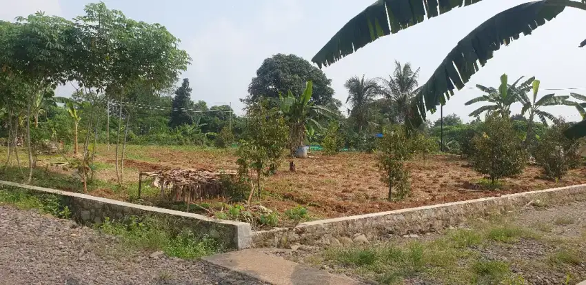 Tanah kavling 1600m2 dengan sertifikat SHM