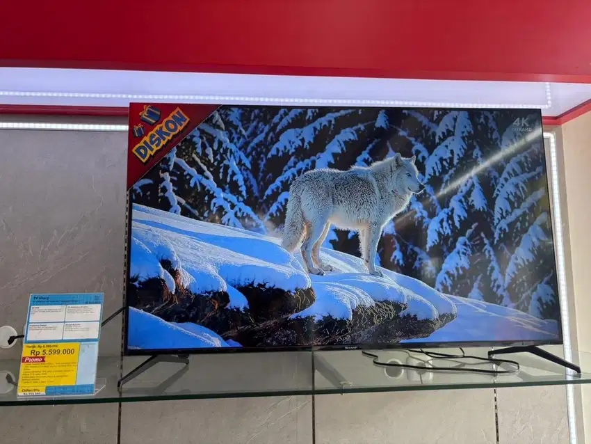TV Sharp 50 Inch 4K Frameless