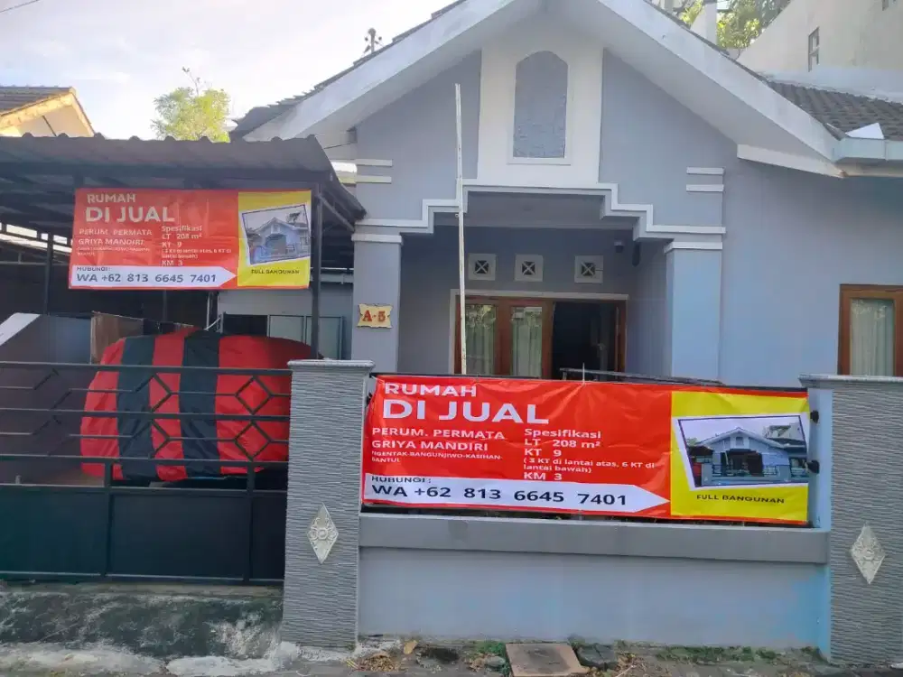 Dijual, Rumah+Kost ,Perum. Permata Griya Mandiri, Kasihan, Bantul