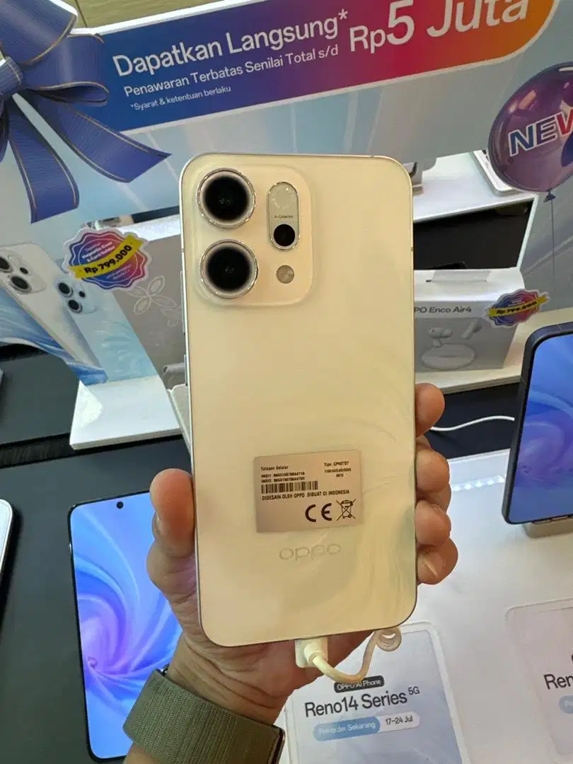 PRE ORDER OPPO RENO 14 5G 8/256GB HANYA DP 200RB