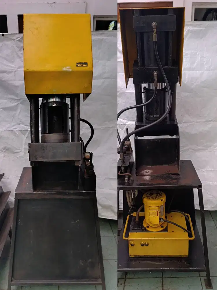 MESIN PRESS SELANG HIDROLIK PARKER | SIAP PAKAI | BISA TEST