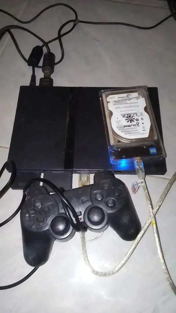 PS2 slim hardis 250gb nego