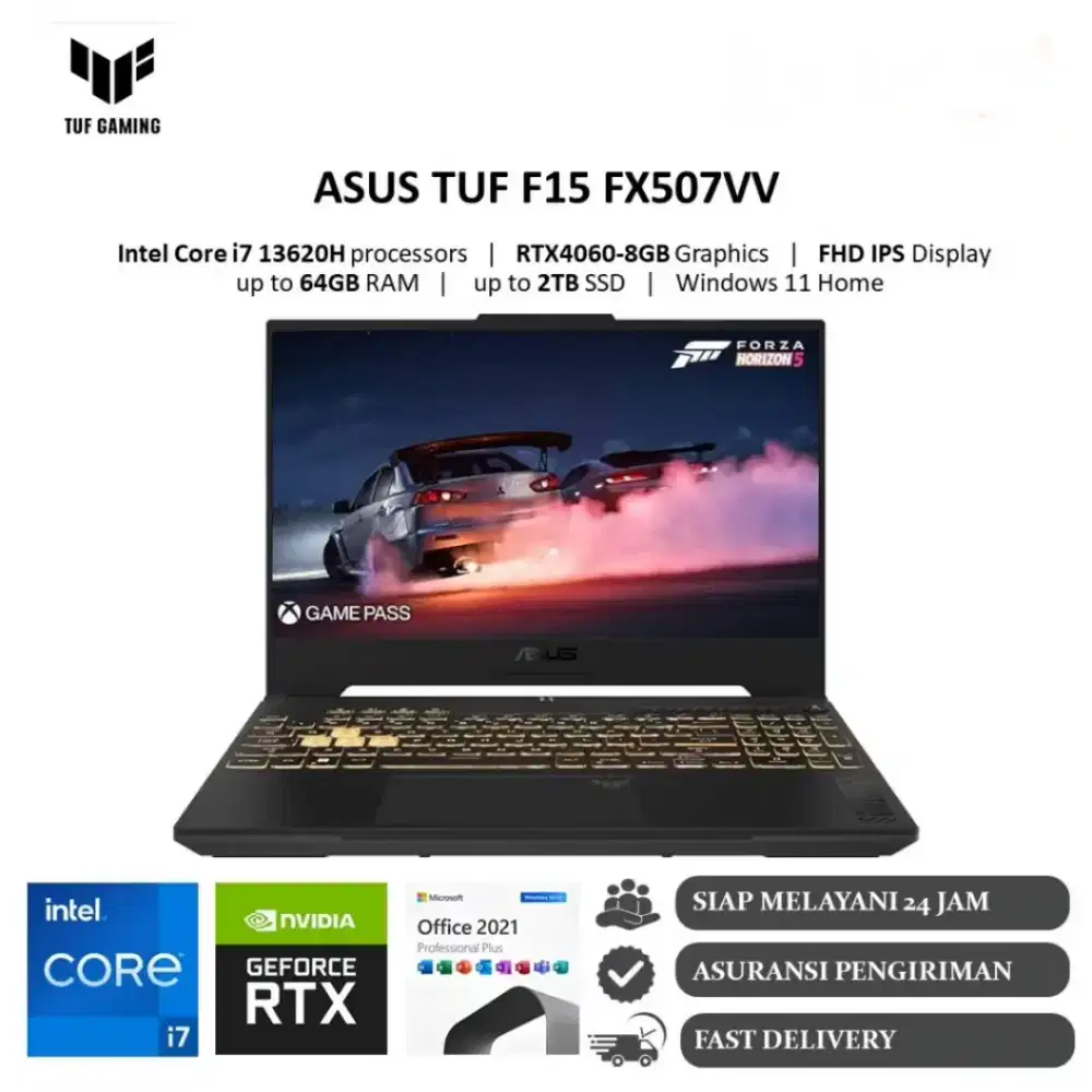 Promo Kredit Laptop Asus TUF F15 Spek Gaming Mantap