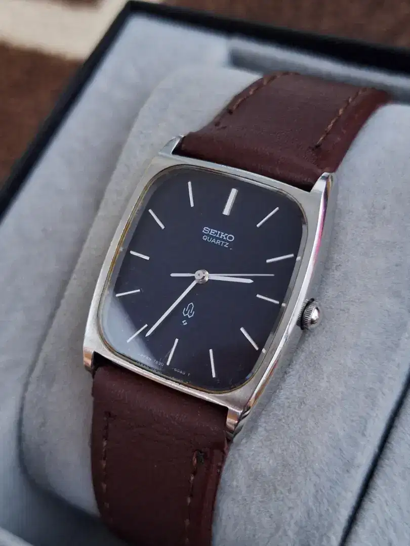 Seiko Tank Vintage Blue Dial