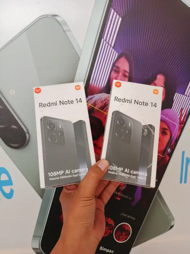 [ fast respon wa ] Xiaomi Redmi Note 14 8/256 Garansi resmi 15bln