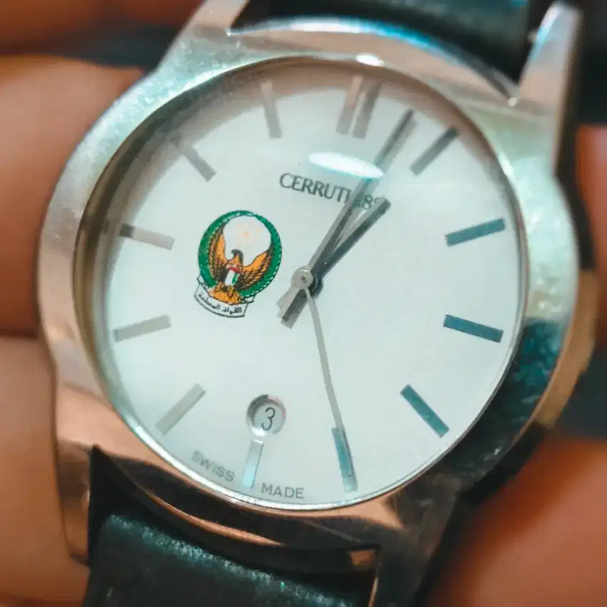 CERUTTI SWISS MADE JAM TANGAN PRIA ORIGINAL BEKAS
