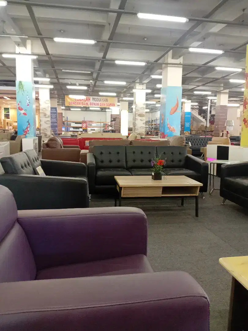 Kredit furniture promo bunga 0%gartis 1/2cicilan