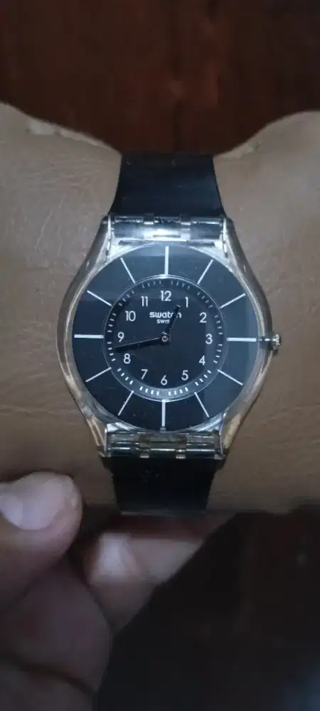 Jam wanita swatch slim kinclong