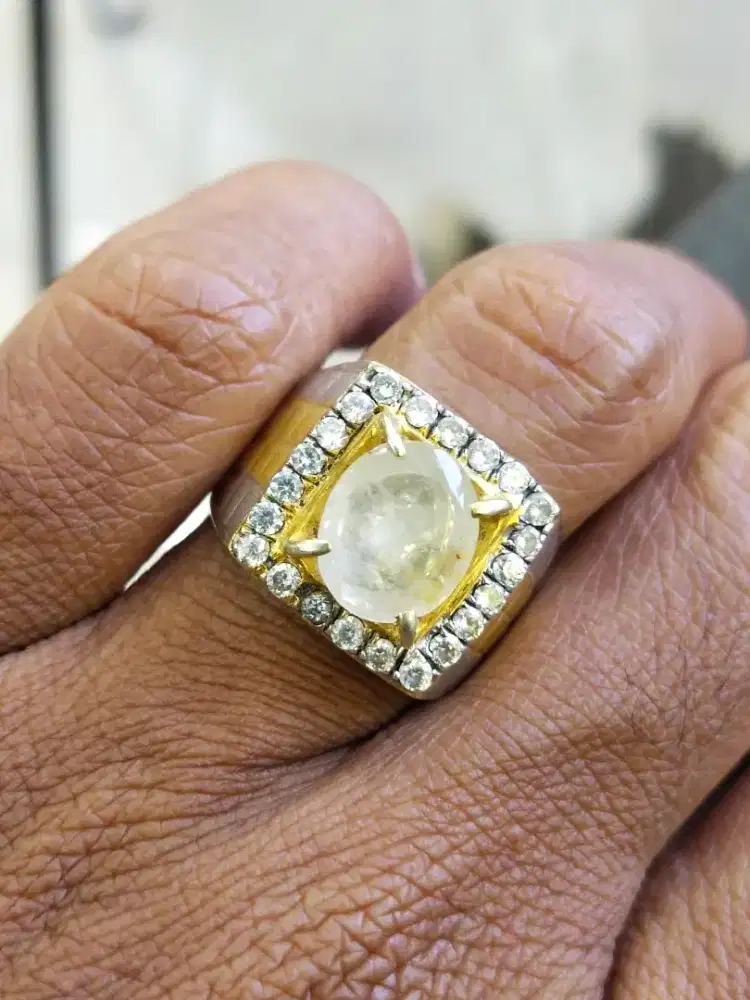 Yakut selon srilanka ring perak